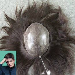 Super Thin Skin Flat Injected Customized Hair Replacement Wigs