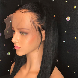 Lace Front Human Hair Wigs With Baby Hair Pre Plucked Straight Brazilian Lace Front Wig