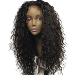 Pre Plucked 360 Lace Frontal Wig With Baby Hair Brazilian Remy Curly Lace Front Human Hair Wigs