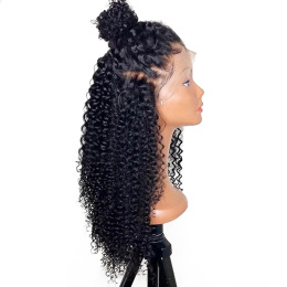 Brazilian Human Hair Gluless Pre Plucked Full Lace Wigs With Baby Hair Wig