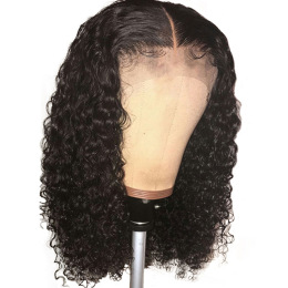 Brazilian Lace Front Wig Curly Human Hair Wigs With Baby Hair