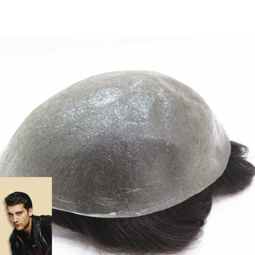 Ultra Thin Skin V-looped Stock Hair Replacement For Men-Good Quality